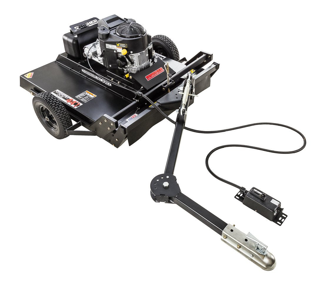 Swisher RC14544CPKA 14.5HP 12V Kawasaki 44" Commercial Pro Rough Cut tralcutter, Black