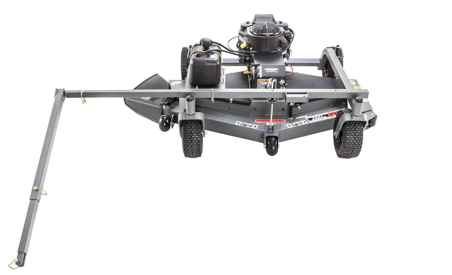 Swisher FC14560CPKA 14.5 HP 12V Kawasaki 60" Commercial Pro Trail Mower Trailmower, Gray