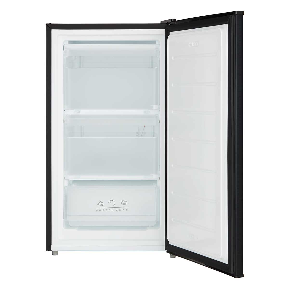 60L Freestanding Under Counter Freezer – Black