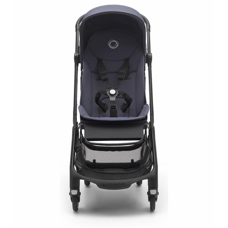 - Butterfly Complete Compact Stroller, Black/Stormy Blue