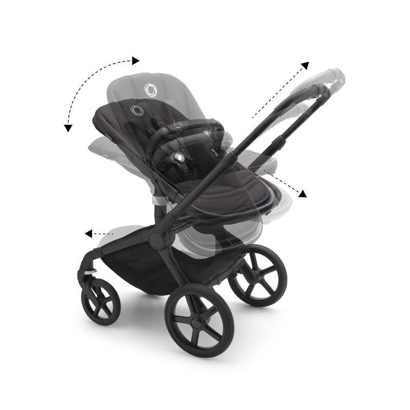 - Fox 5 Complete Stroller, Black/Midnight Black/Astro Purple