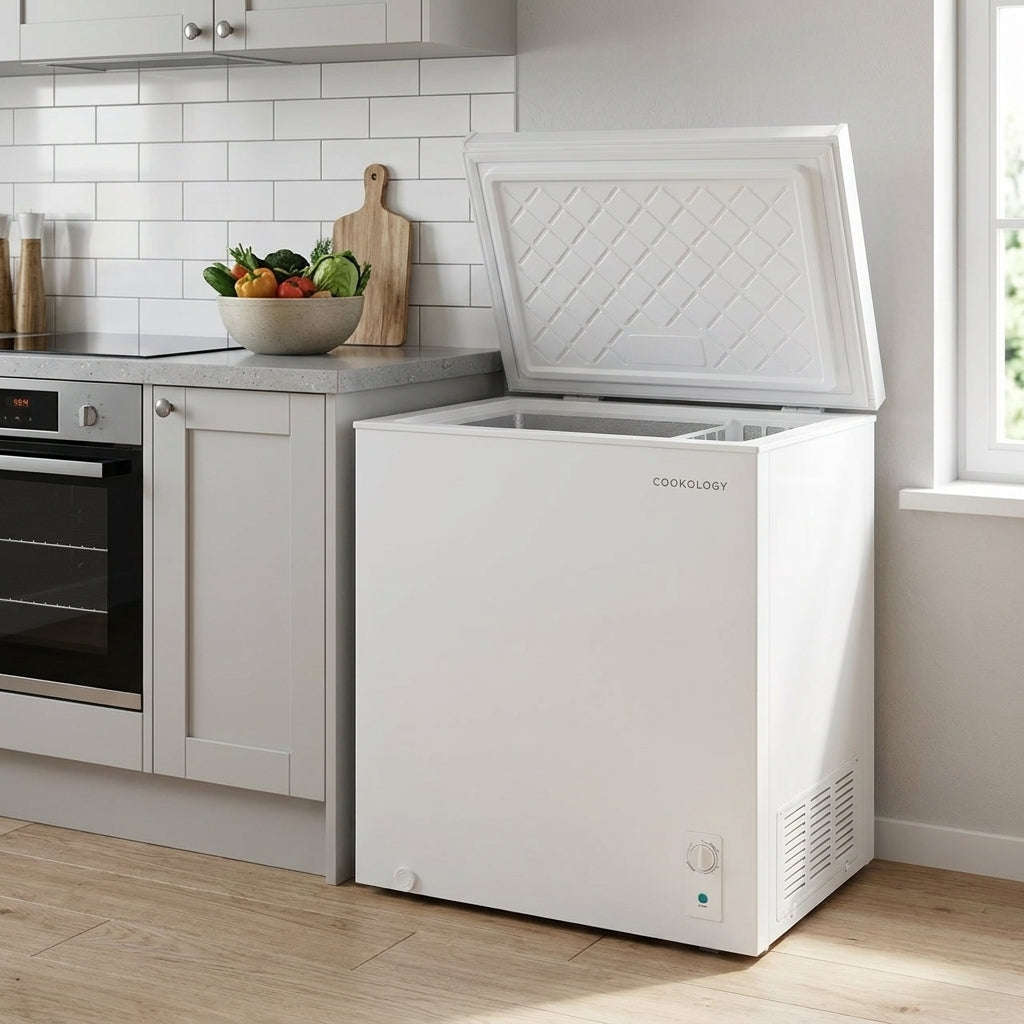198L Freestanding Chest Freezer – White