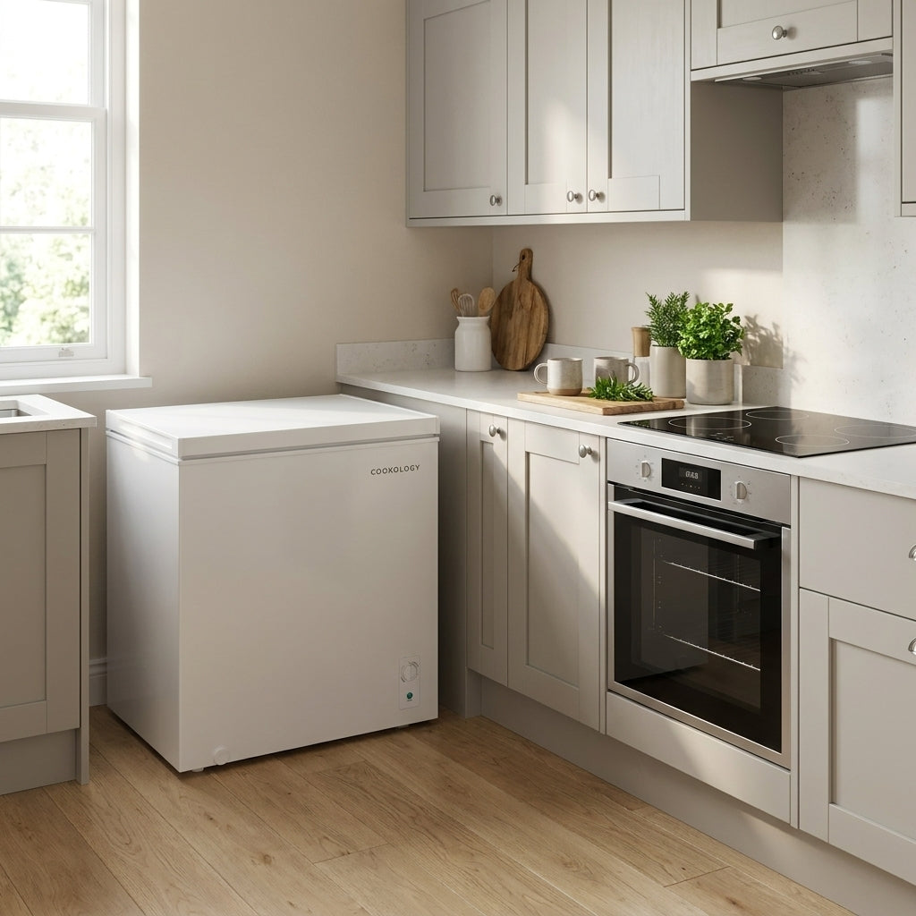 198L Freestanding Chest Freezer – White