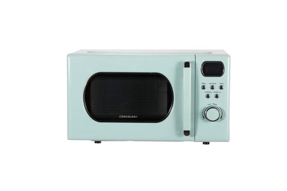 20L Freestanding Retro Microwave 800W – Mint Green