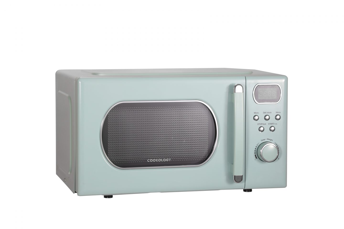 20L Freestanding Retro Microwave 800W – Baby Blue