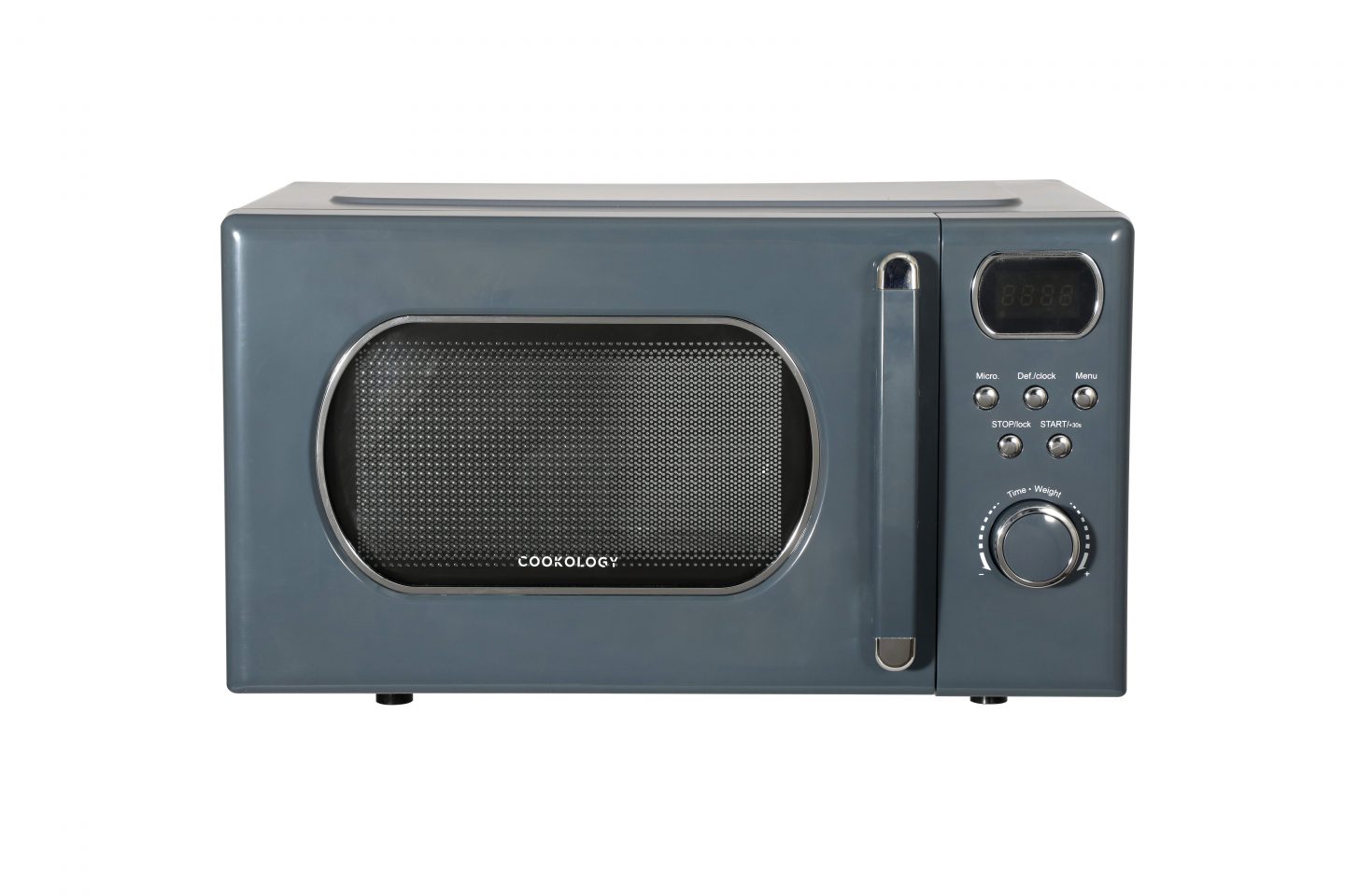 20L Freestanding Retro Microwave 800W – Grey