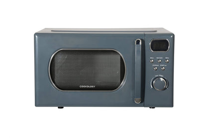 20L Freestanding Retro Microwave 800W – Grey