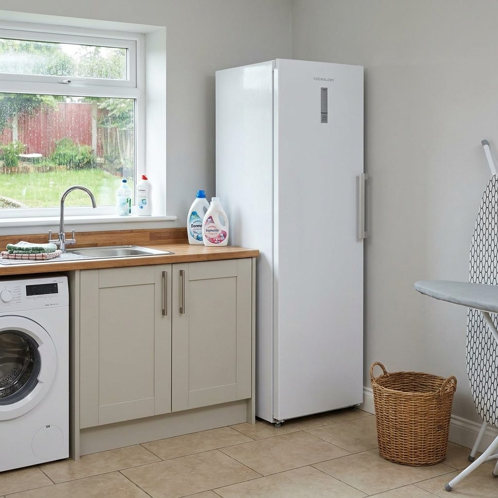 273L Tall Freestanding Freezer – White