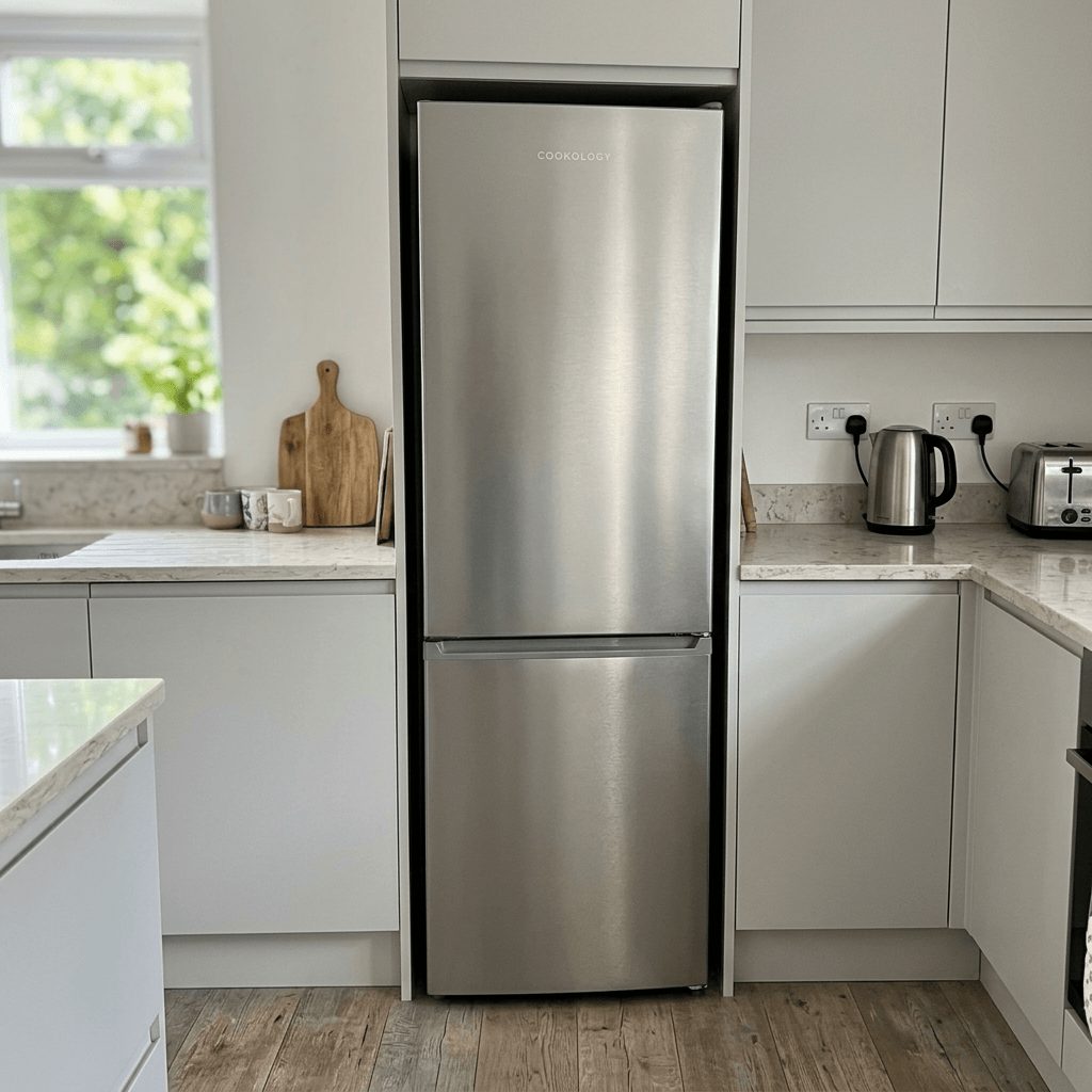 310L Freestanding Fridge Freezer 70/30 Frost Free – Stainless Steel