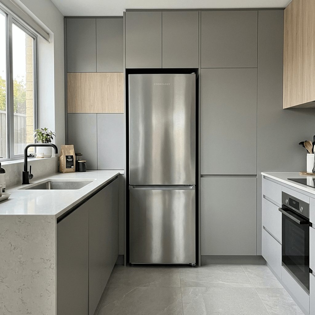 310L Freestanding Fridge Freezer 70/30 Frost Free – Stainless Steel