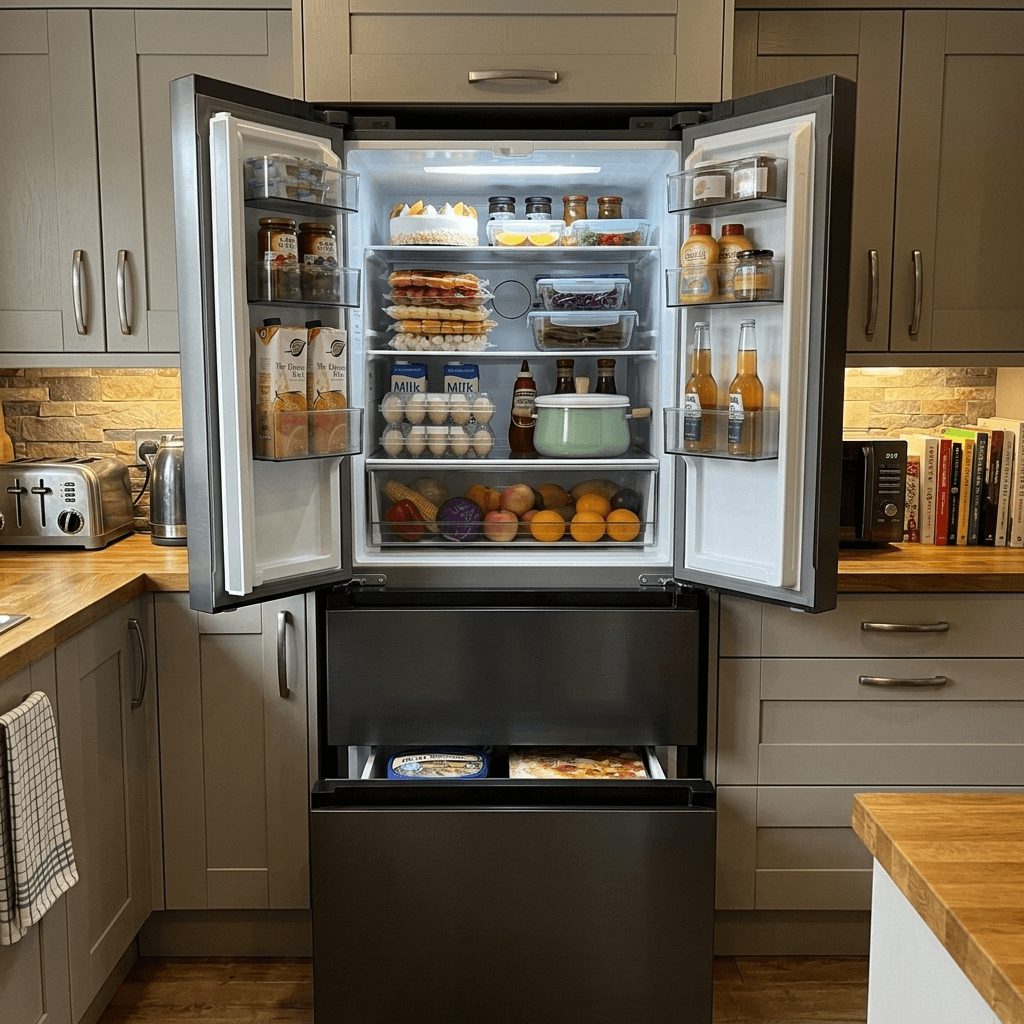 391L Freestanding Fridge Freezer 60/40 Frost Free – Stainless Steel