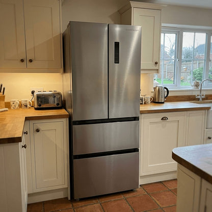 391L Freestanding Fridge Freezer 60/40 Frost Free – Stainless Steel