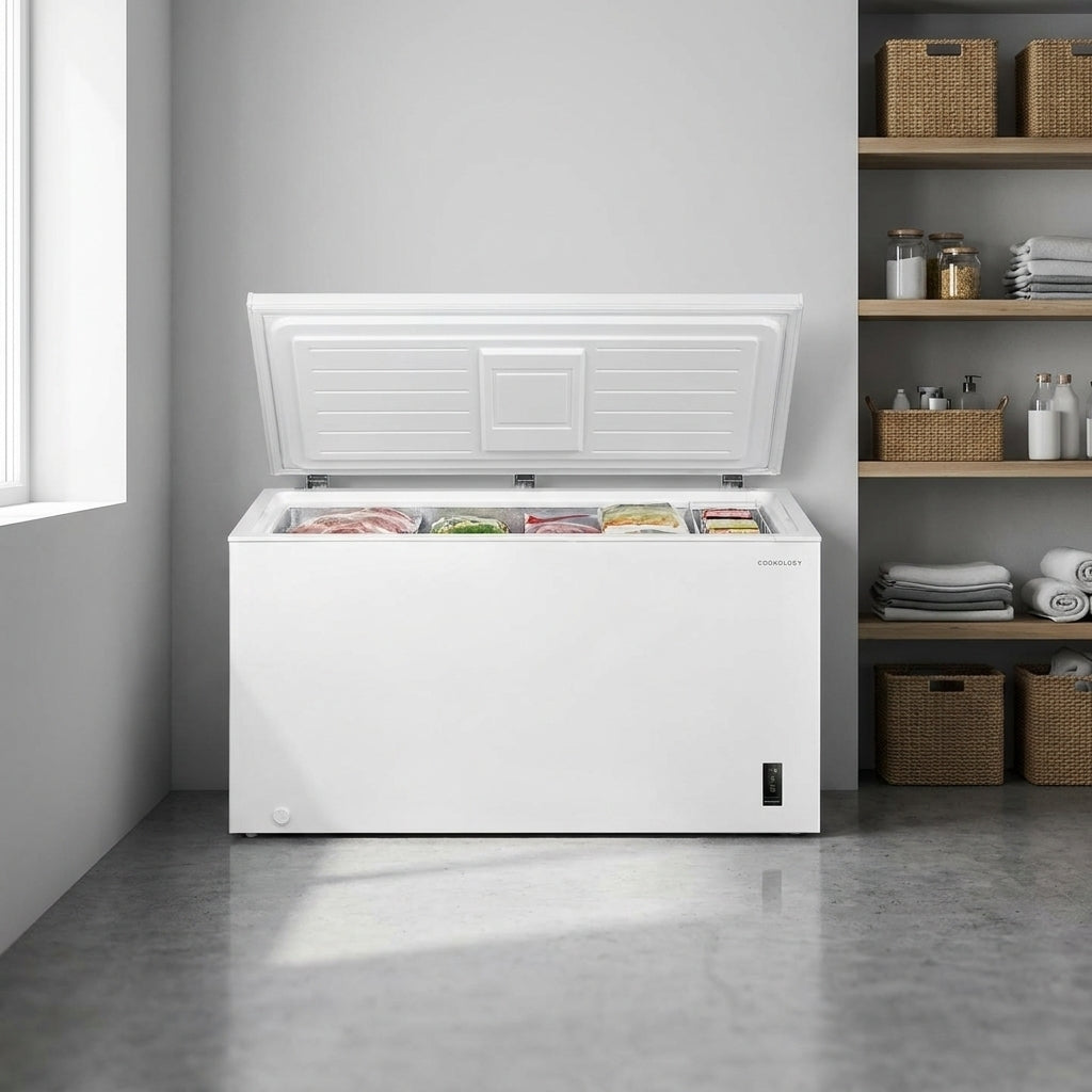 418L Freestanding Chest Freezer – White