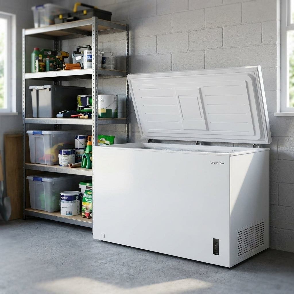 418L Freestanding Chest Freezer – White