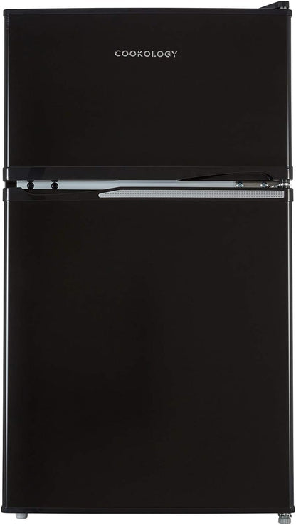 Cookology UCFF87BK Undercounter Fridge Freezer in Black