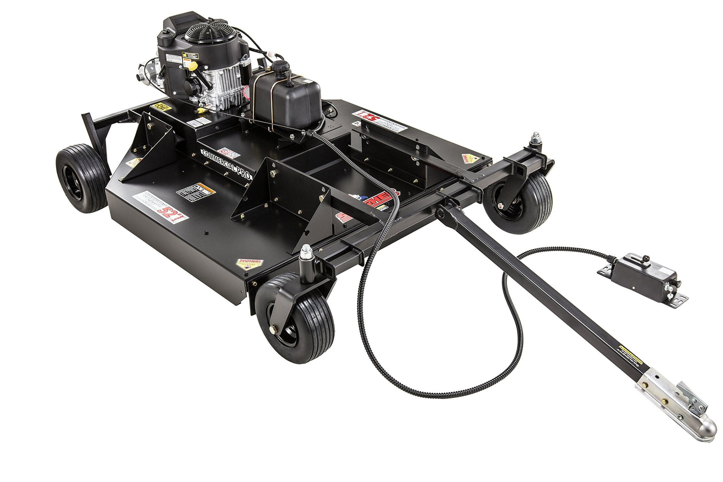 Swisher RC14552CPKA 14.5HP 12V Kawasaki 52" Commercial Pro Rough Cut trailcutter, Black