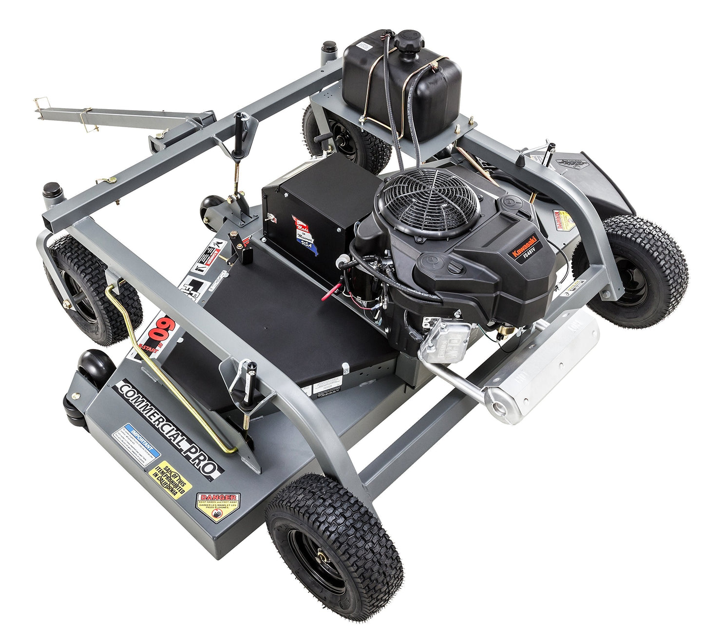 Swisher FC14560CPKA 14.5 HP 12V Kawasaki 60" Commercial Pro Trail Mower Trailmower, Gray