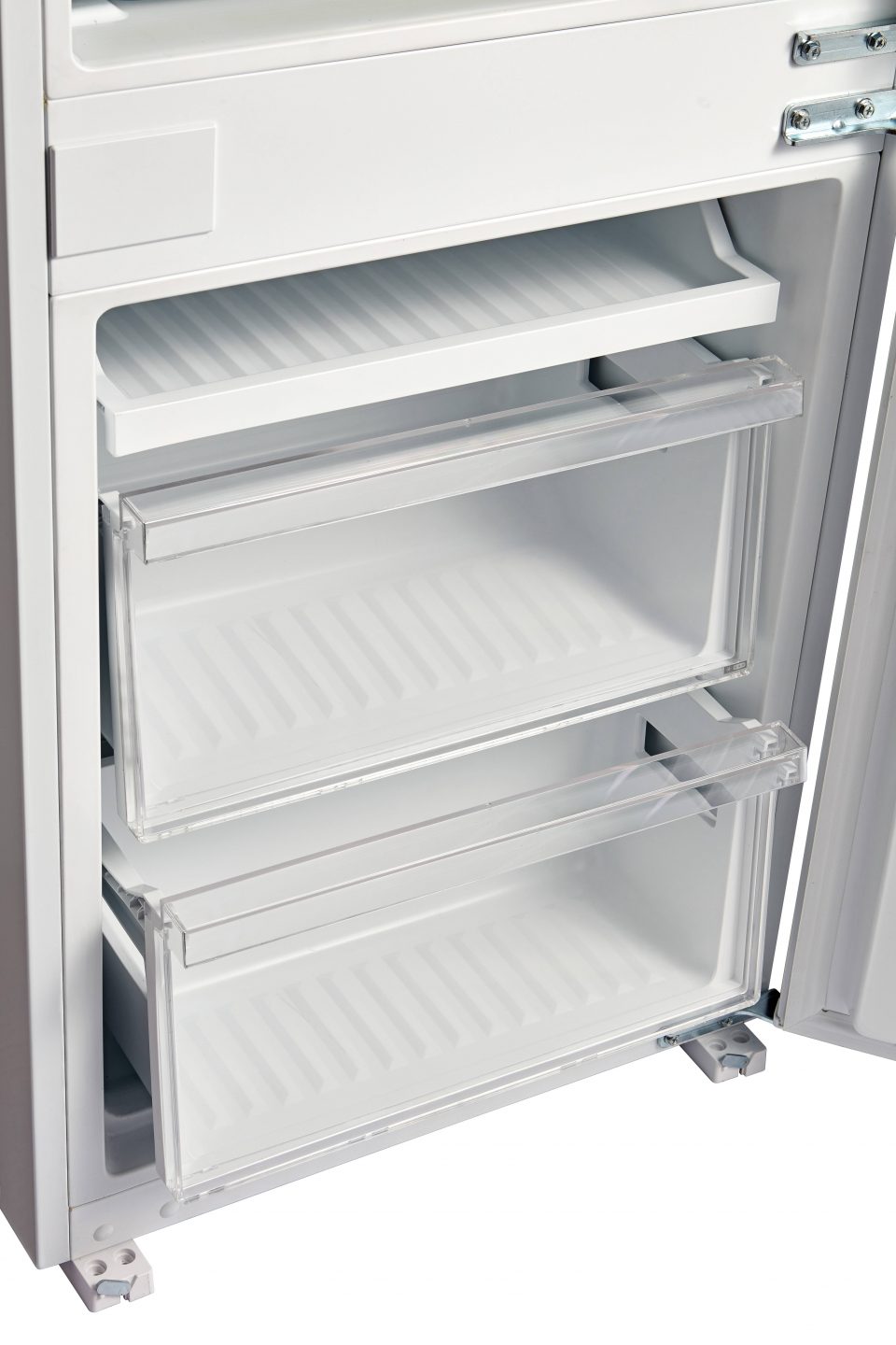 248L Integrated 70/30 Fridge Freezer & 12 Place Dishwasher Pack – White