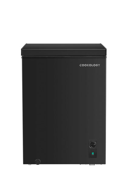 142L Freestanding Chest Freezer – Black