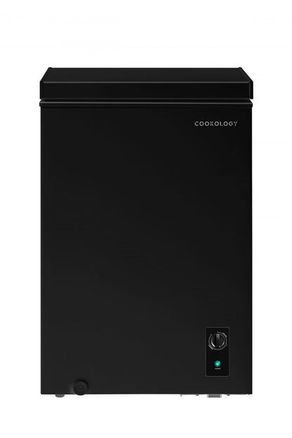 99L Freestanding Chest Freezer – Black