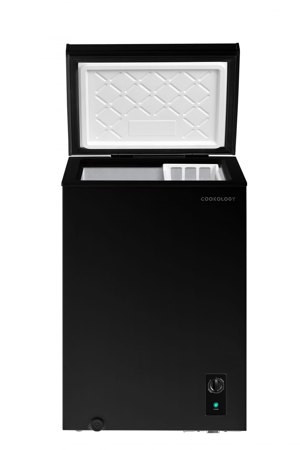 99L Freestanding Chest Freezer – Black