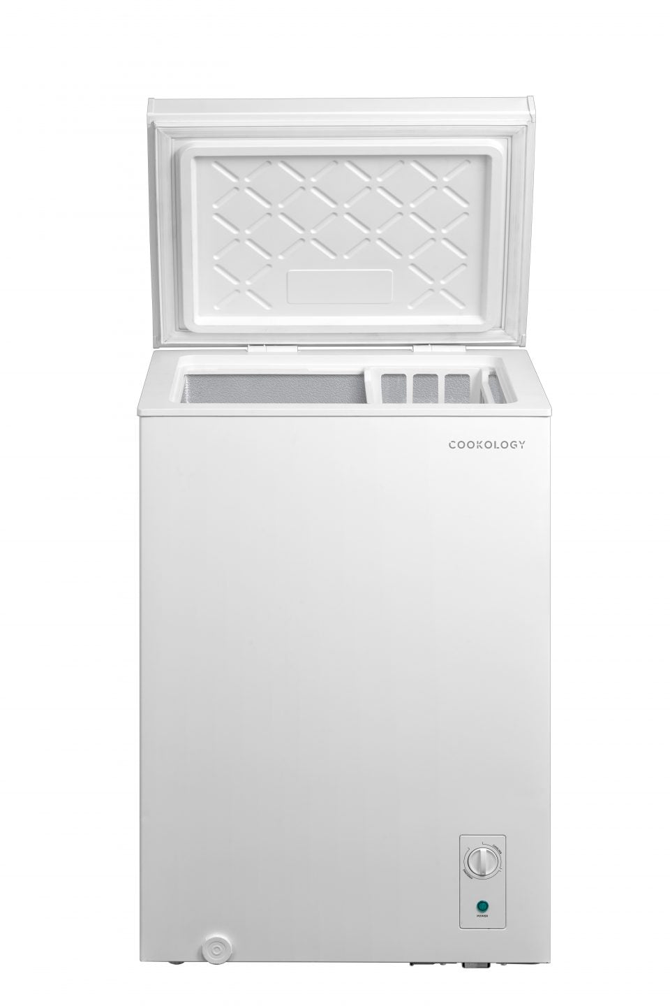 99L Freestanding Chest Freezer – White