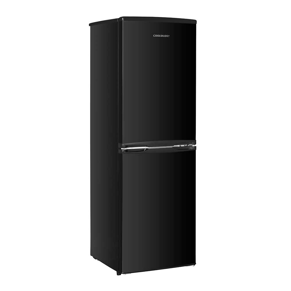 142L Freestanding Fridge Freezer 50/50 – Black