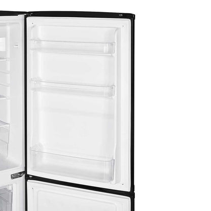142L Freestanding Fridge Freezer 50/50 – Black