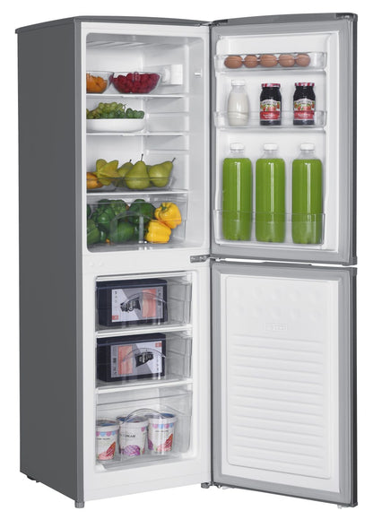 142L Freestanding Fridge Freezer 50/50 – Stainless Steel