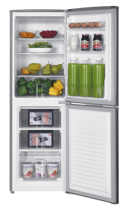 142L Freestanding Fridge Freezer 50/50 – Stainless Steel