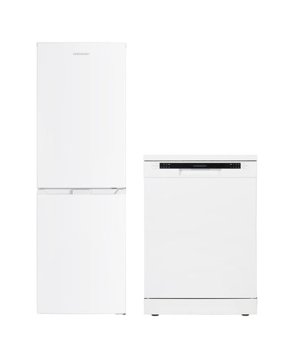CFF2475050WH-CFSD613WH Appliance bundle fridge freezer dishwasher white