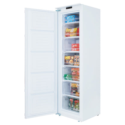 177cm Integrated Tall Larder Fridge & Freezer Pack – White