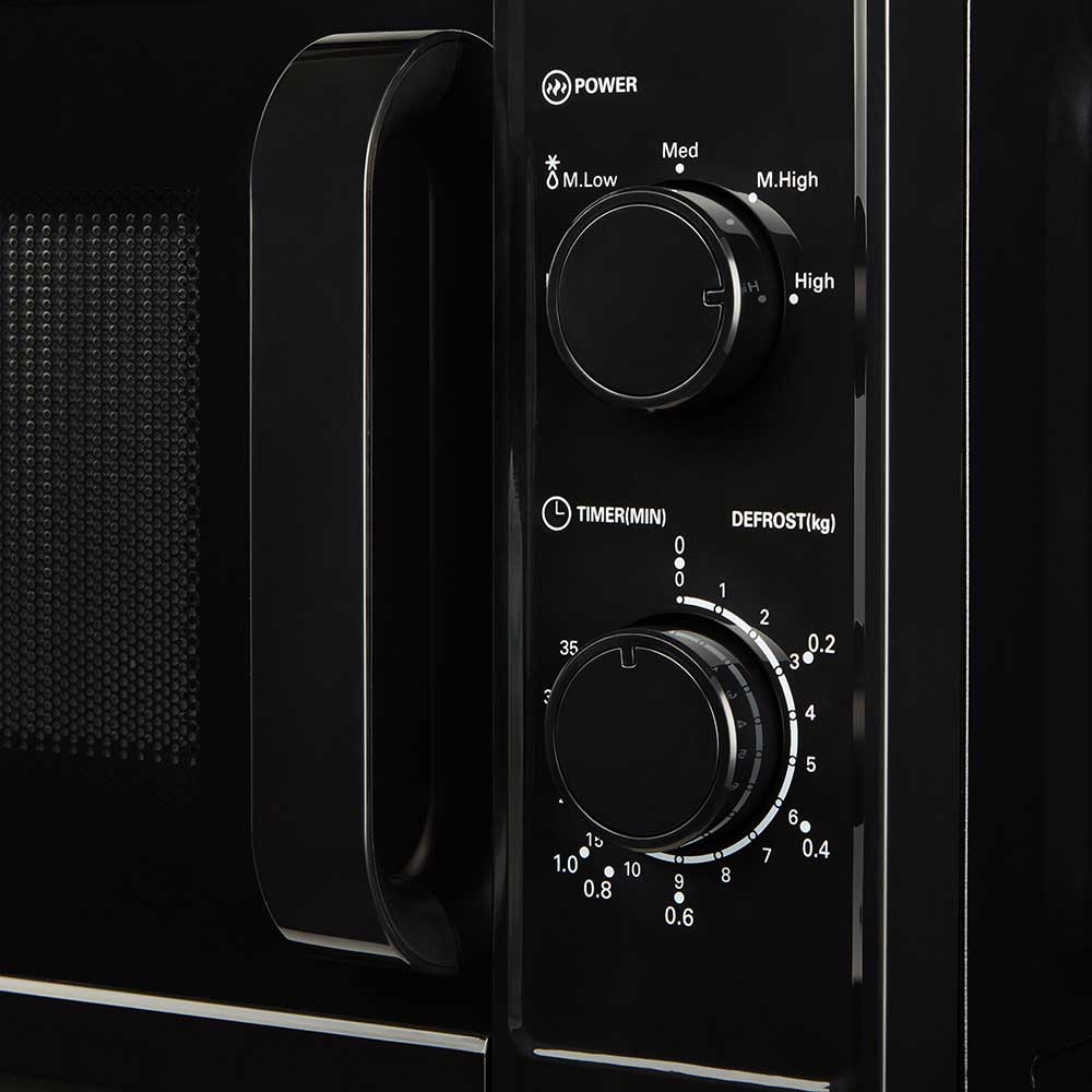 20L Freestanding Microwave 800W – Black
