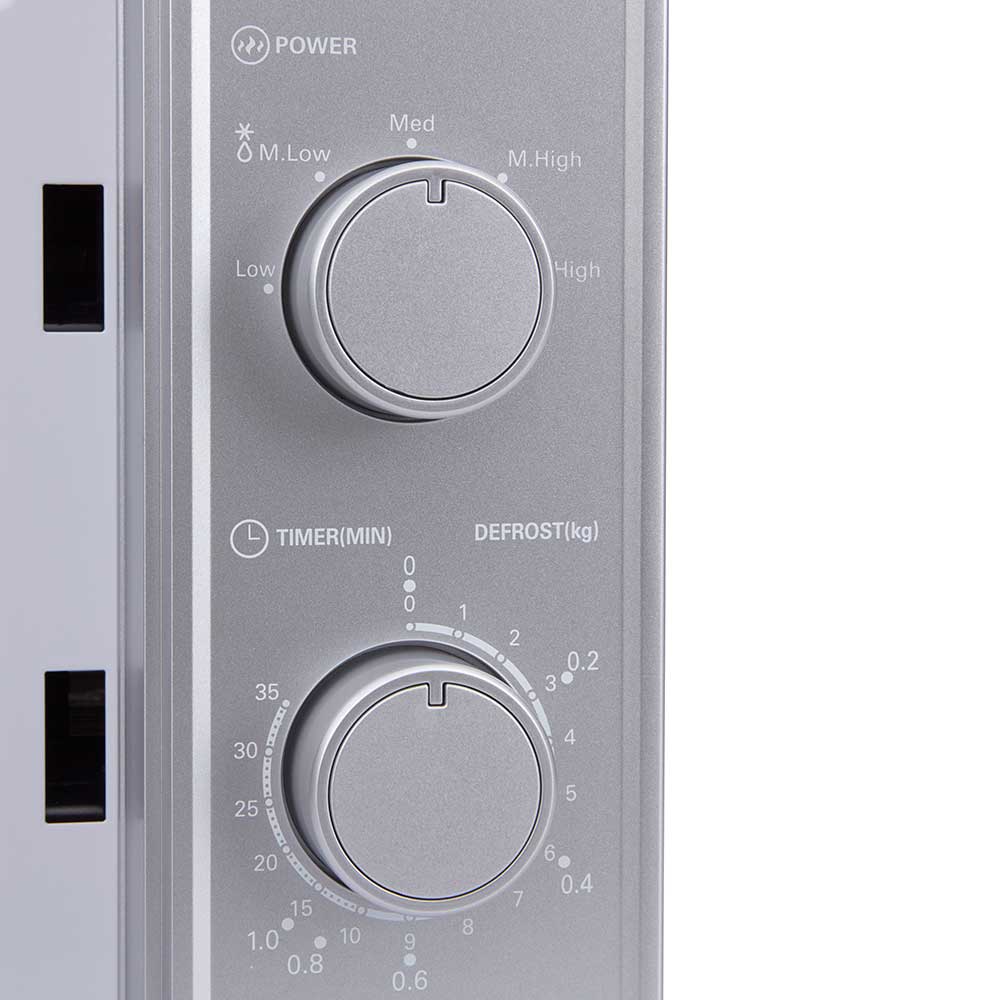 20L Freestanding Microwave 800W – Silver