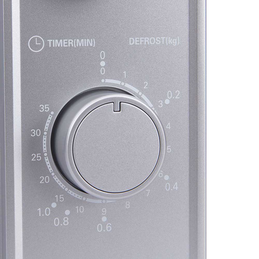 20L Freestanding Microwave 800W – Silver