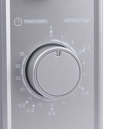20L Freestanding Microwave 800W – Silver