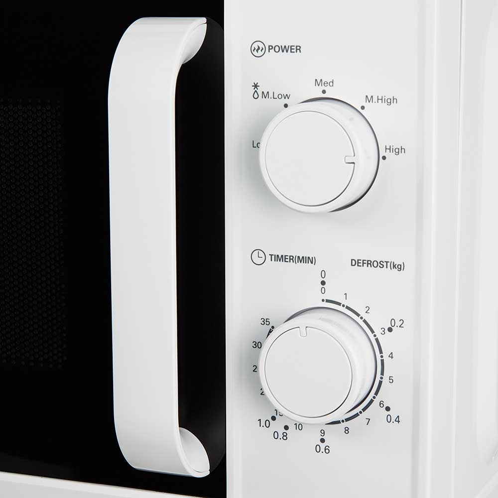 20L Freestanding Microwave 800W – White