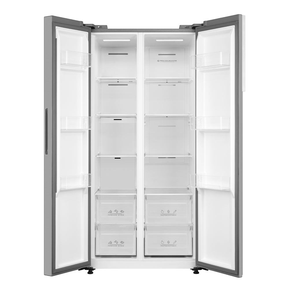 460L Freestanding Fridge Freezer 60/40 – Stainless Steel
