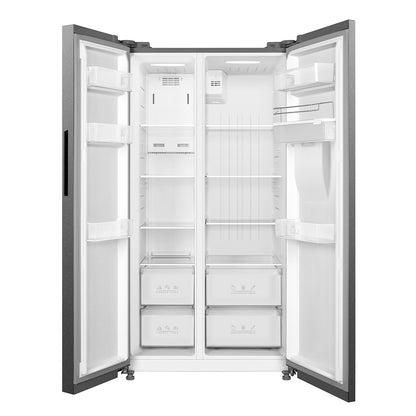 548L Freestanding Fridge Freezer 65/35 with Water Dispenser – Stainless Steel