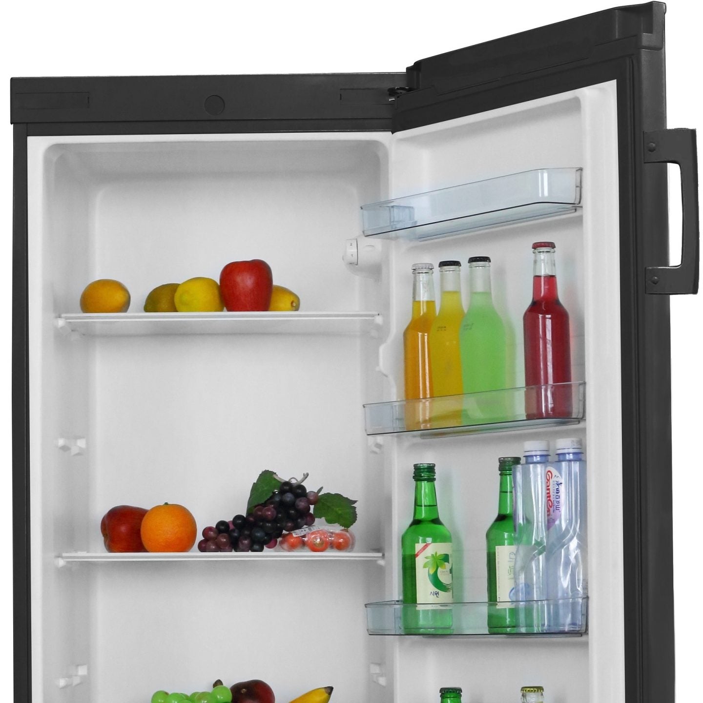 235L Freestanding Larder Fridge – Black