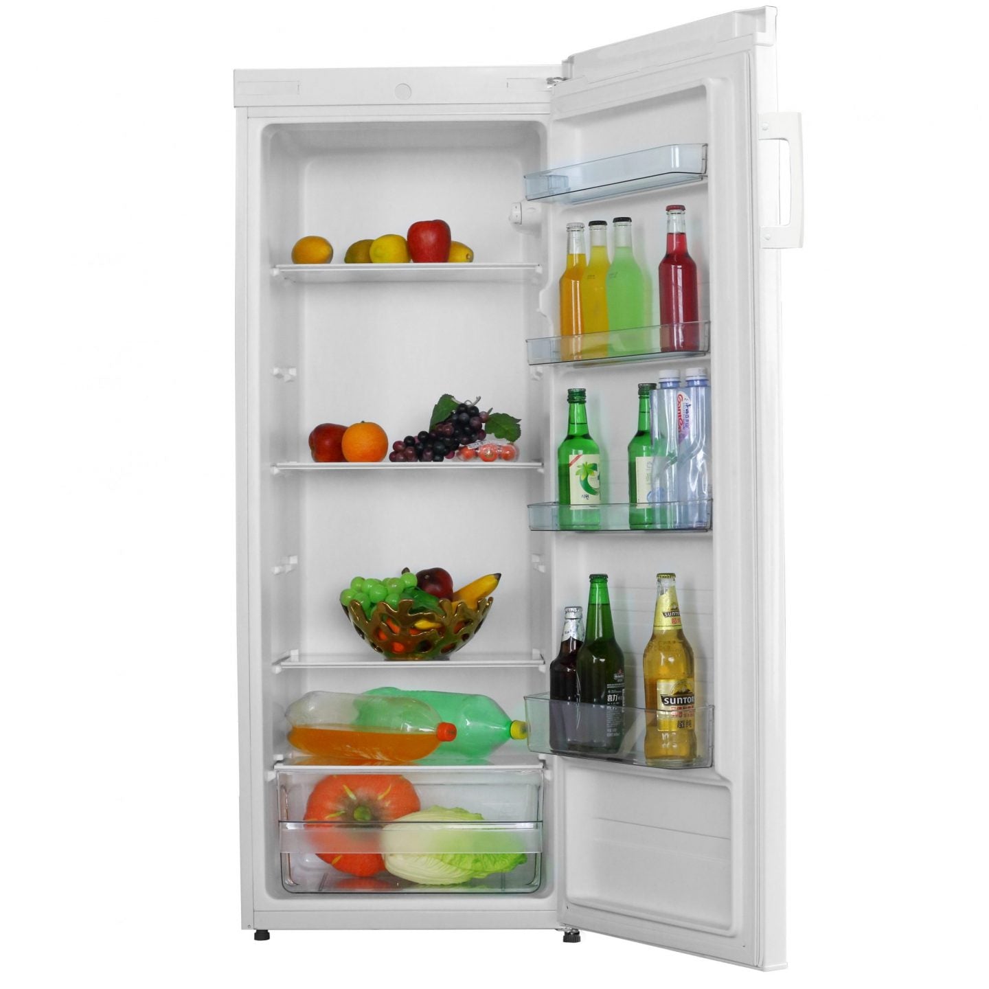 235L Freestanding Larder Fridge – White