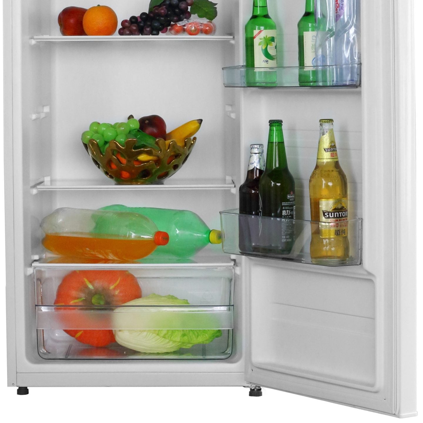 235L Freestanding Larder Fridge – White