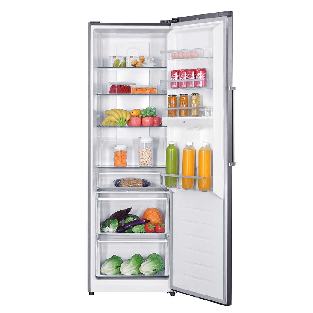 Bundle – 356L Inox Fridge with Water Dispenser & 274L Inox Freezer – Stainless Steel