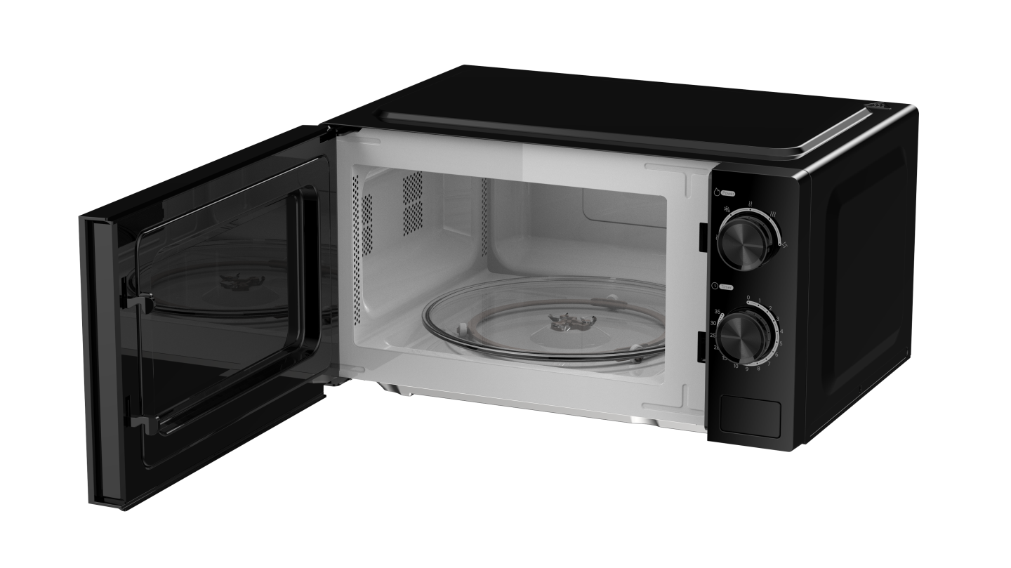 20L Freestanding Microwave 700W – Black