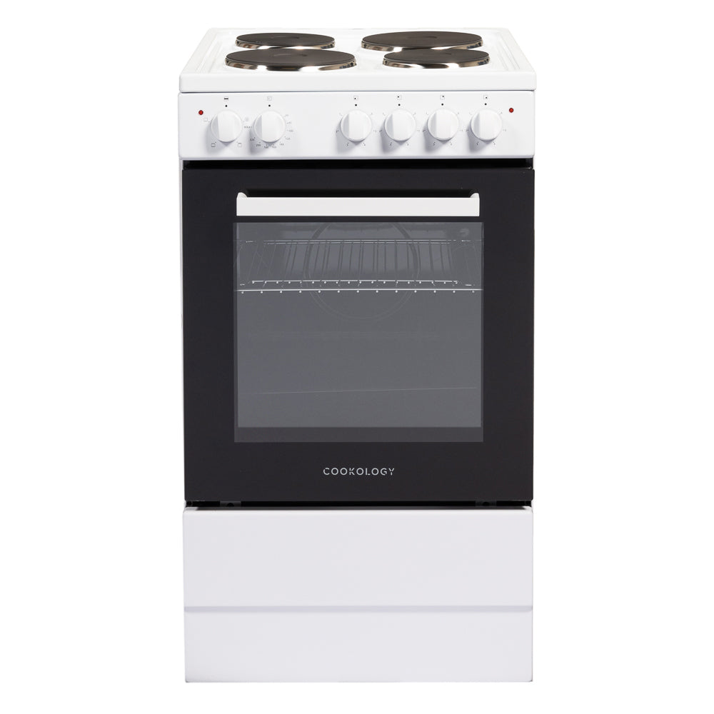 50cm Freestanding Single Electric Cooker A Energy Rated – White