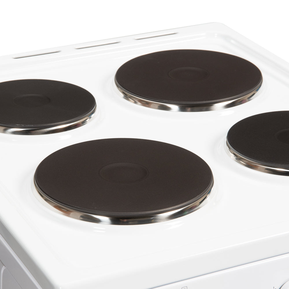 50cm Freestanding Single Electric Cooker A Energy Rated – White