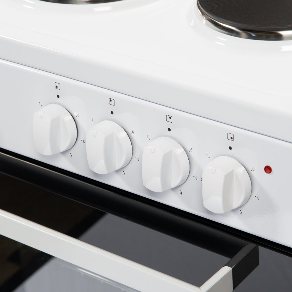 50cm Freestanding Single Electric Cooker A Energy Rated – White