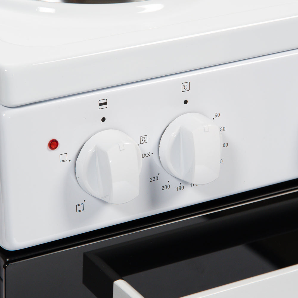 50cm Freestanding Single Electric Cooker A Energy Rated – White