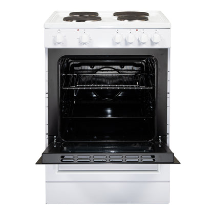 50cm Freestanding Single Electric Cooker A Energy Rated – White
