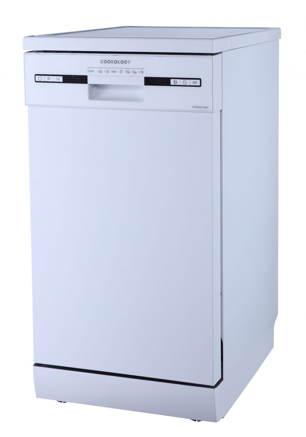 10 Place Settings Freestanding Slimline Dishwasher – White